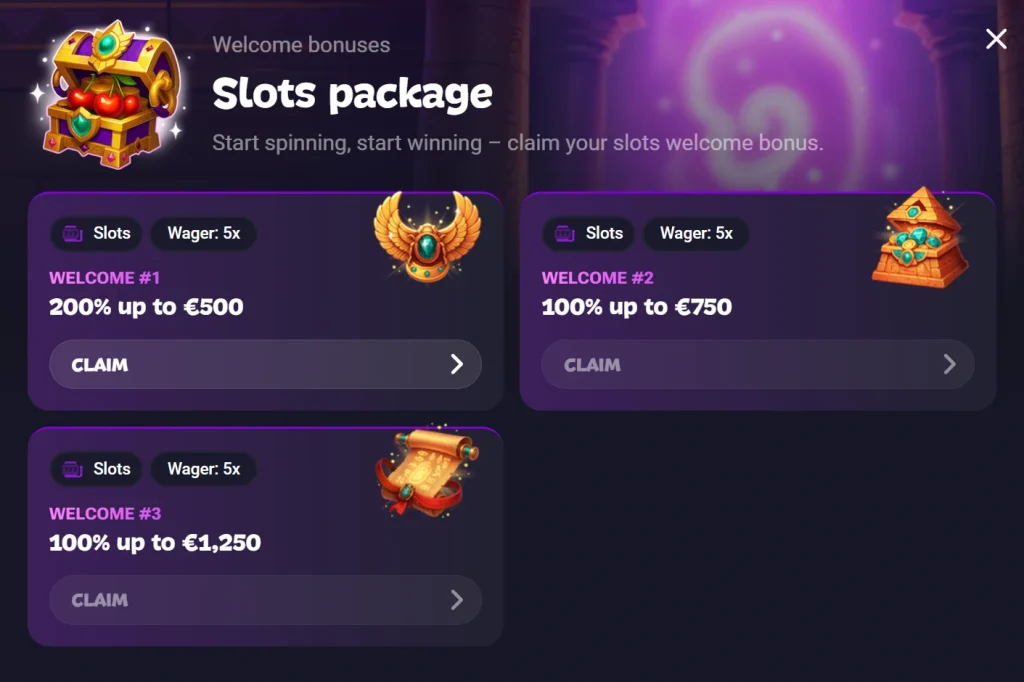 Gxmble Welcome Bonus
